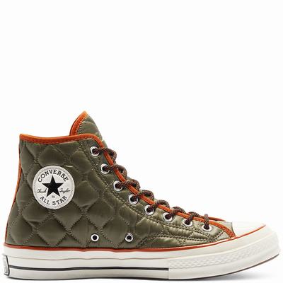 Férfi Converse Unisex Workwear Quilting Chuck 70 Magasszárú Cipő CO2804175 Zöld